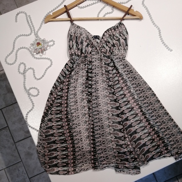 Ocean Drive Dresses & Skirts - HOST PICK- OCEAN DRIVE Braided Strap Chiffon Dress